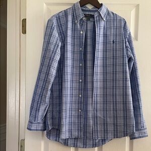💙Polo by Ralph Lauren Light Blue Plaid Button-Down Shirt💙